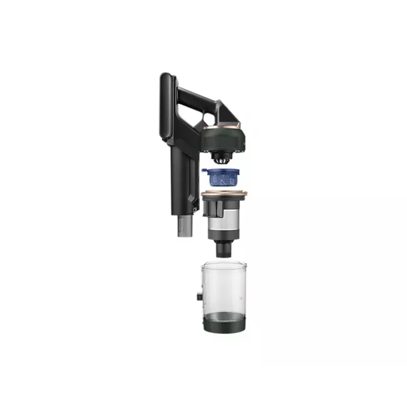 Aspirador vertical 2 em 1 Samsung VS20B95943N bateria seco UltraFine sem saco preto, verde
