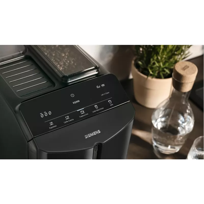 Siemens EQ.300 TF301E19 máquina de café expresso automática, preto piano