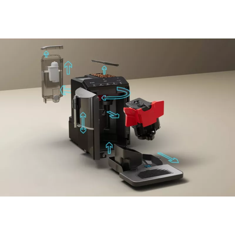Siemens EQ.300 TF301E19 máquina de café expresso automática, preto piano