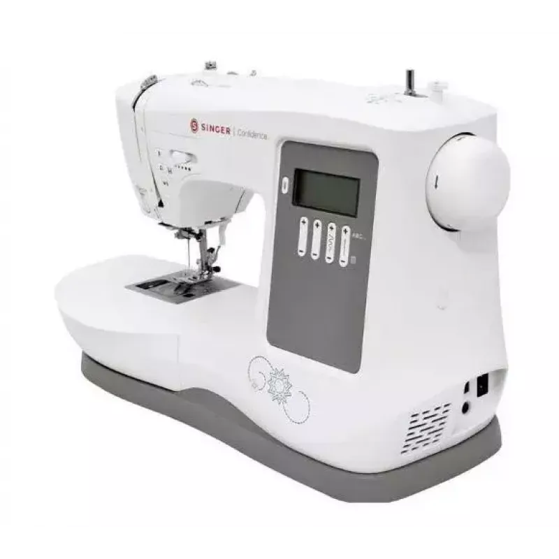 Máquina de costura SINGER 7640 – modelo doméstico elétrico, branco, vários programas de pontos