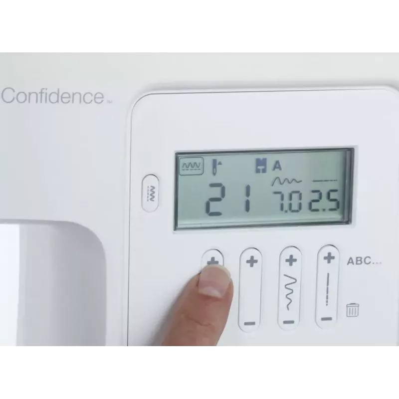 Máquina de costura SINGER 7640 – modelo doméstico elétrico, branco, vários programas de pontos