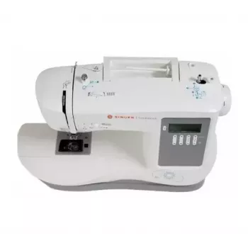 Máquina de costura SINGER 7640 – modelo doméstico elétrico, branco, vários programas de pontos