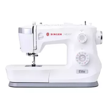Máquina de costura SINGER ME457 — máquina de costura doméstica, 100 pontos, enfiador de agulha automático