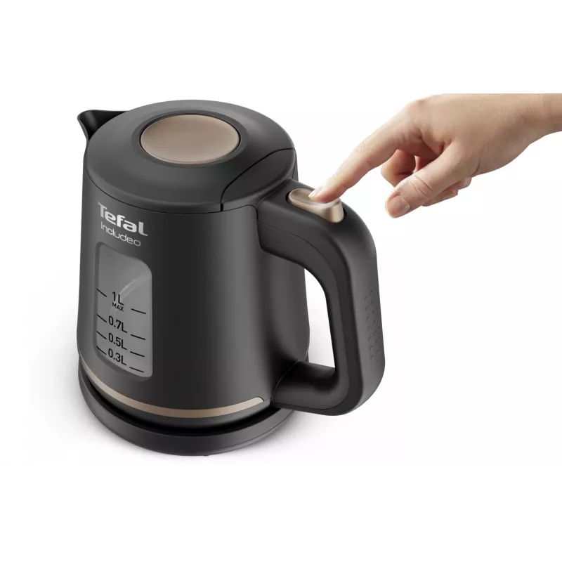 Chaleira elétrica Tefal Includeo KI5338 1 L 2400 W preto