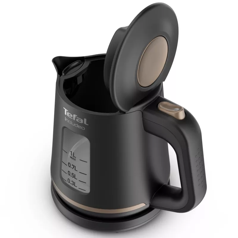 Chaleira elétrica Tefal Includeo KI5338 1 L 2400 W preto
