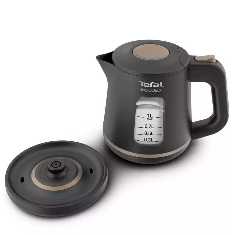 Chaleira elétrica Tefal Includeo KI5338 1 L 2400 W preto