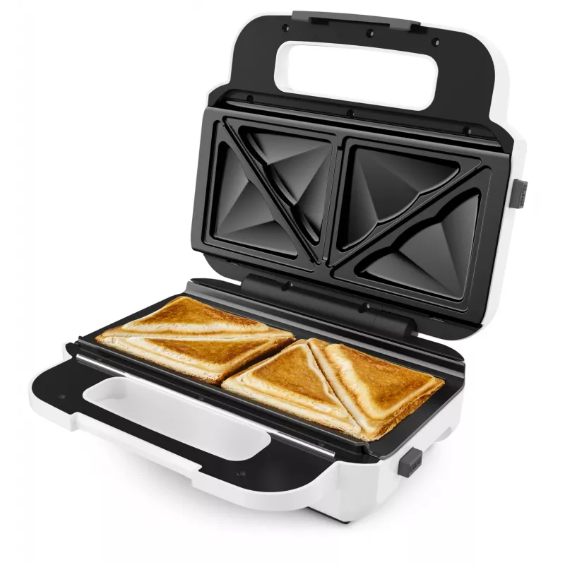 Tefal Snack XL SW701110 sanduicheira, 850 W, branca/aço inoxidável