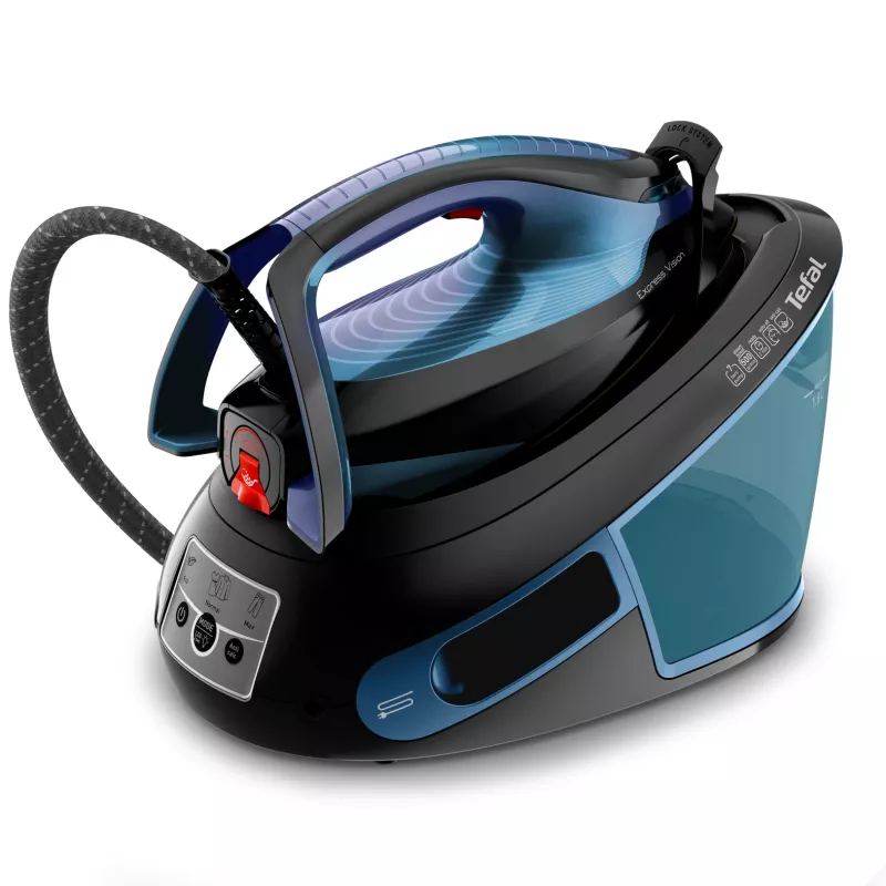 Tefal Express Vision SV8151 2800 W 1,8 l base Durilium AirGlide Autoclean azul, preto