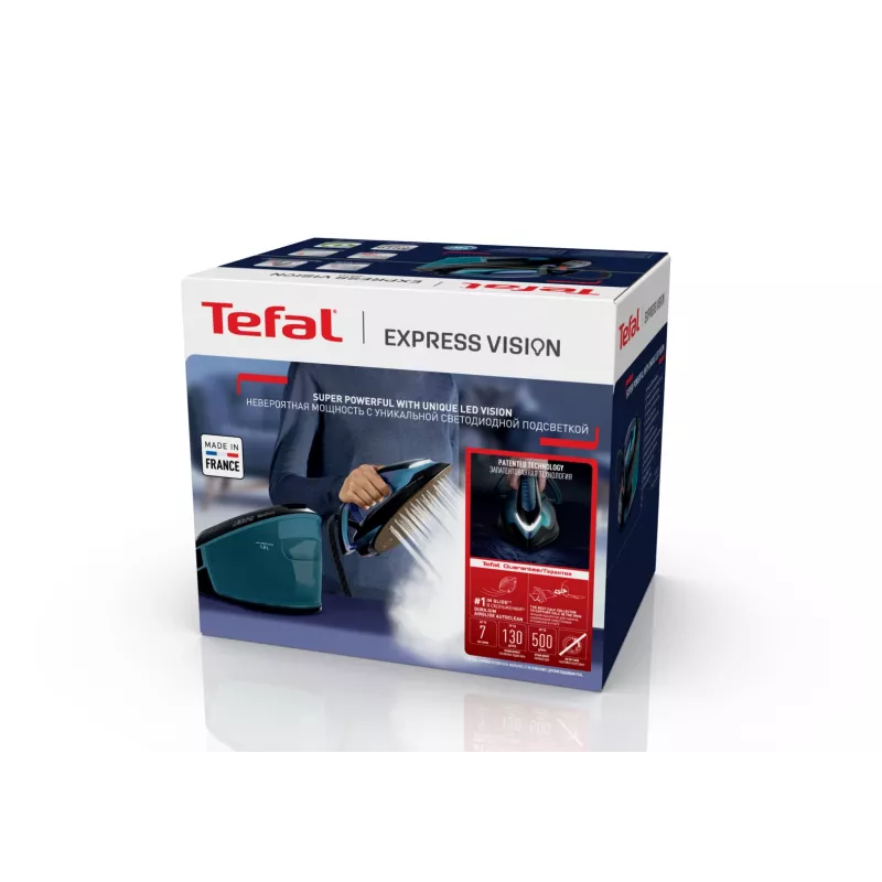Tefal Express Vision SV8151 2800 W 1,8 l base Durilium AirGlide Autoclean azul, preto