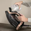 Ferro de engomar a seco e a vapor Tefal Ultimate Power Pro FV9E50 base Durilium AirGlide Autoclean 3200 W preto, cobre