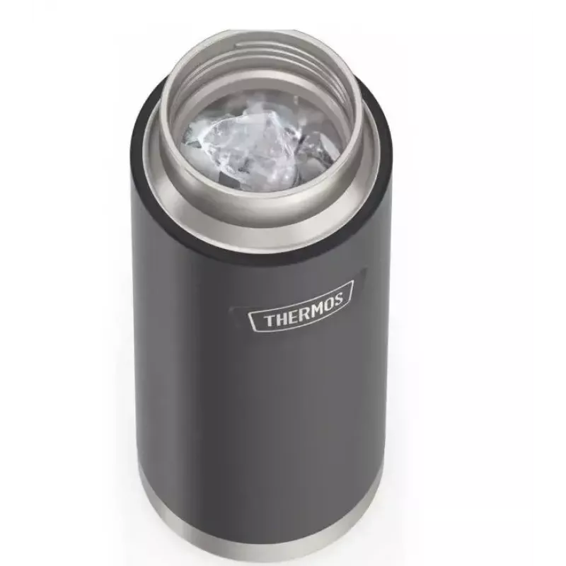 Copo de viagem térmico THERMOS 130101, garrafa térmica com isolamento a vácuo 710 ml, aço inoxidável, preto