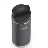 Copo de viagem térmico THERMOS 130101, garrafa térmica com isolamento a vácuo 710 ml, aço inoxidável, preto