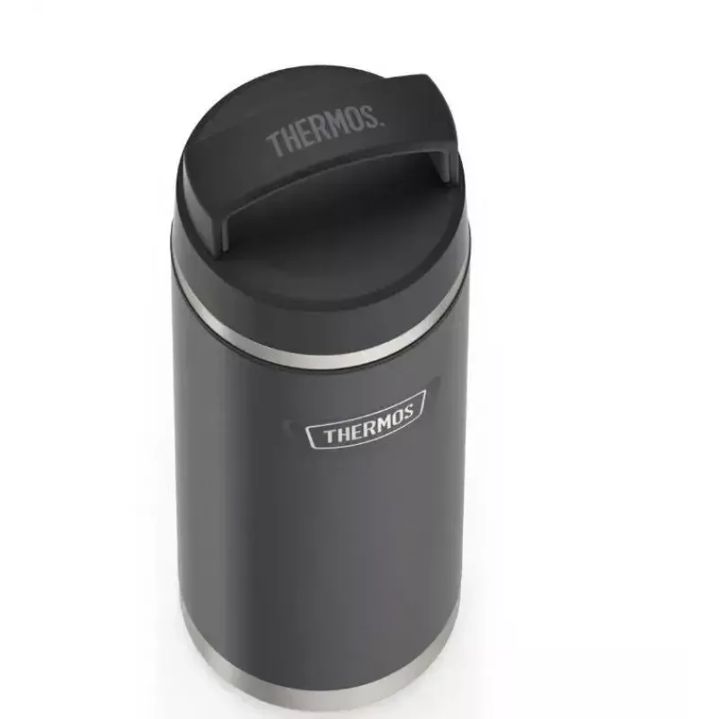 Copo de viagem térmico THERMOS 130101, garrafa térmica com isolamento a vácuo 710 ml, aço inoxidável, preto