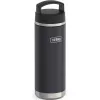 Copo de viagem térmico THERMOS 130101, garrafa térmica com isolamento a vácuo 710 ml, aço inoxidável, preto