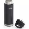 Copo de viagem térmico THERMOS 130101, garrafa térmica com isolamento a vácuo 710 ml, aço inoxidável, preto