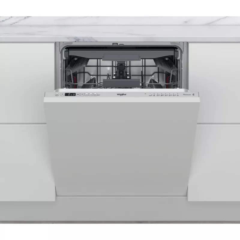 Máquina de lavar loiça totalmente encastrável Whirlpool WI 7020 PF 14 serviços prateado