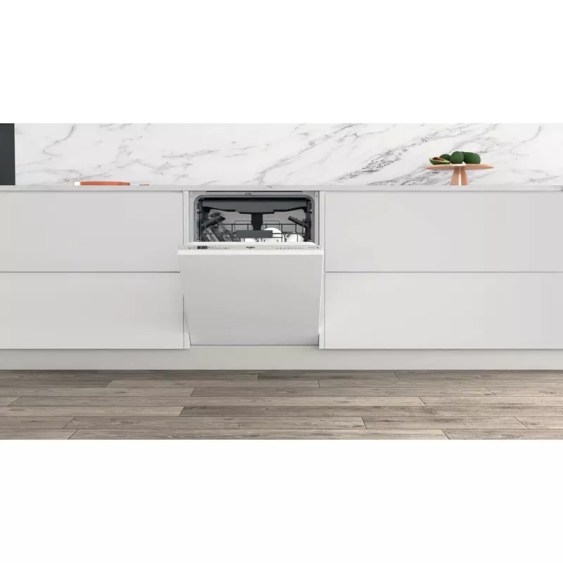 Máquina de lavar loiça totalmente encastrável Whirlpool WI 7020 PF 14 serviços prateado