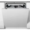 Máquina de lavar loiça totalmente encastrável Whirlpool WI 7020 PF 14 serviços prateado