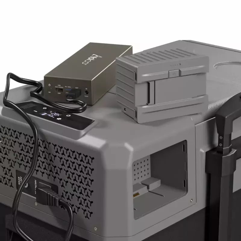 Frigorífico portátil Yolco BCX40 39L energeticamente eficiente cinzento