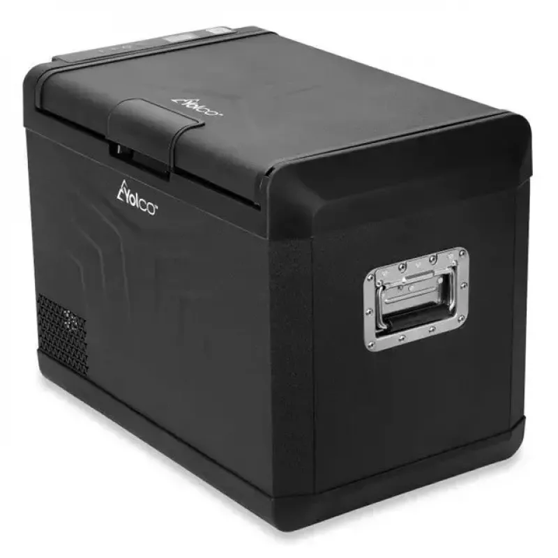 Frigorífico portátil com compressor Yolco GCX47 preto — capacidade 47L, energeticamente eficiente