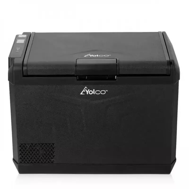 Frigorífico portátil com compressor Yolco GCX47 preto — capacidade 47L, energeticamente eficiente
