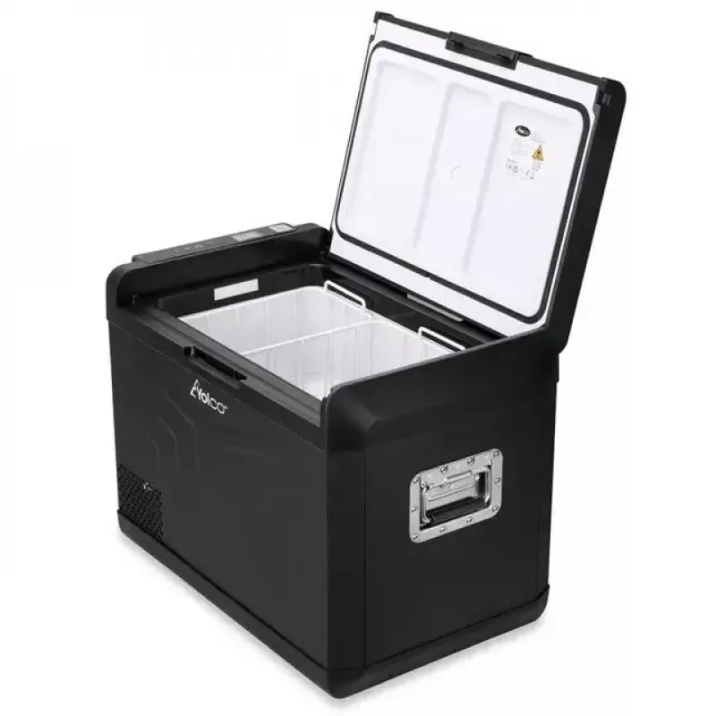 Frigorífico portátil com compressor Yolco GCX47 preto — capacidade 47L, energeticamente eficiente