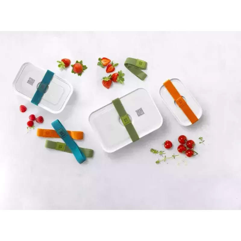 Conjunto inicial de vácuo Zwilling Fresh & Save com recipientes de vidro e bomba