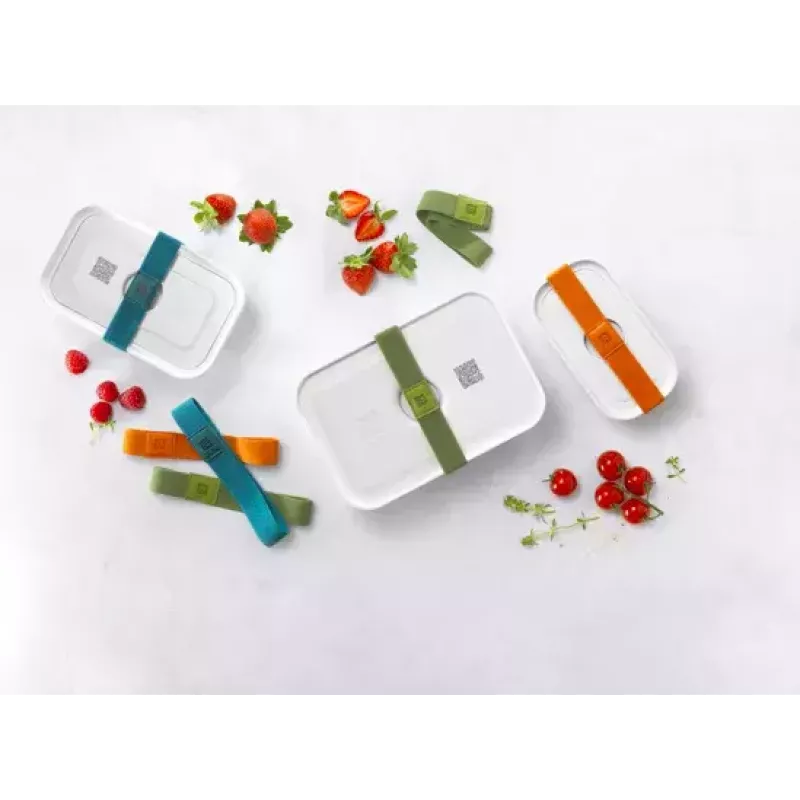 Conjunto inicial de vácuo Zwilling Fresh & Save com recipientes de vidro e bomba