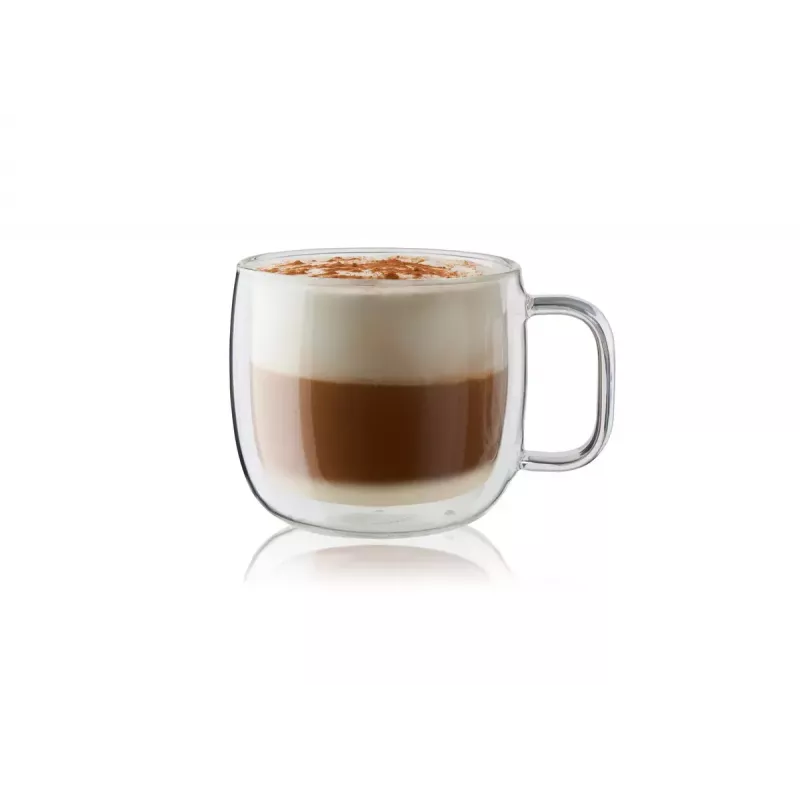 Copo de café ZWILLING 39500-113-0, vidro transparente, conjunto de 2, 450 ml cada