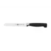 Conjunto de bloco de facas/cutelaria ZWILLING 35148-507-0 — conjunto de 7 peças com faca de chef, faca de pão, faca de descascar, tesoura de cozinha, bloco cinzento