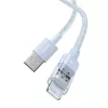 Cabo USB Baseus Gem P10373003311-01 — 2 m, 2,4 A, Lightning para USB-A, revestimento em nylon, azul