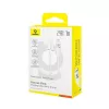 Cabo de carregamento USB Baseus Gem P10373003211-00, 1 m, 2,4 A, Lightning/USB-A, branco, revestimento em nylon
