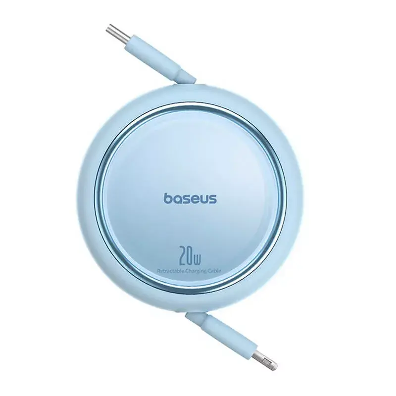 Cabo USB-C para Lightning Baseus Free2Pull 20 W, 1 m, azul, 480 Mbit/s, USB PD