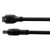 Cabo USB-A para USB-C Baseus Flash 2 1m 100W Preto, USB PD, 480 Mbit/s, nylon