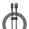 Cabo USB-A para Lightning Baseus P10355802111-00 — 1 m, 5V/2.4A, USB PD, fibra aramida, Preto