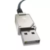 Cabo USB-A para Lightning Baseus 1 m 5 V 2,4 A branco, USB PD, 480 Mbit/s