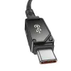 Cabo USB-C para Lightning Baseus Unbreakable 1m 20W – fibra aramida, 480 Mbit/s, Preto