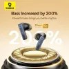 Baseus Bowie 35 A00073800123-00 auriculares intra-auriculares totalmente sem fios, ANC, Bluetooth, pretos