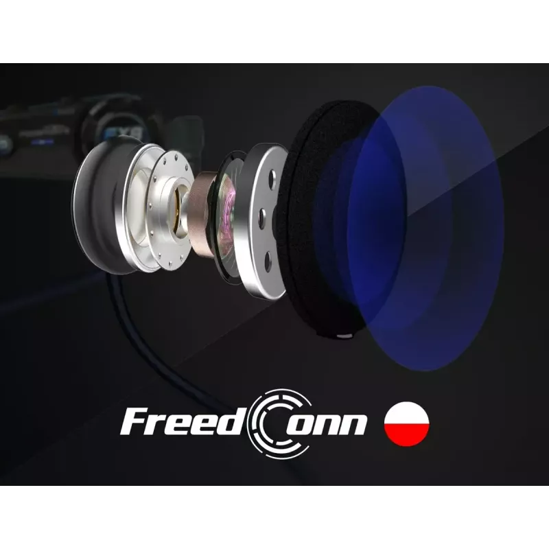 FreedConn T-Max S V4 Pro Single intercomunicador para mota, preto