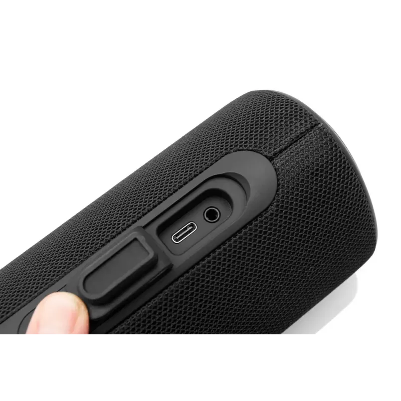 Altifalante Bluetooth estéreo portátil JVC XS-E423B, 24 W RMS, IPX5, 4000 mAh, TWS, USB-C, AUX, preto