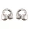 Headset Motorola Moto Buds Loop Bluetooth Ear-Clip-On binaural, Dolby Atmos, Bluetooth 5.0, ANC, 8 h de reprodução, estojo de carregamento 520 mAh, bege