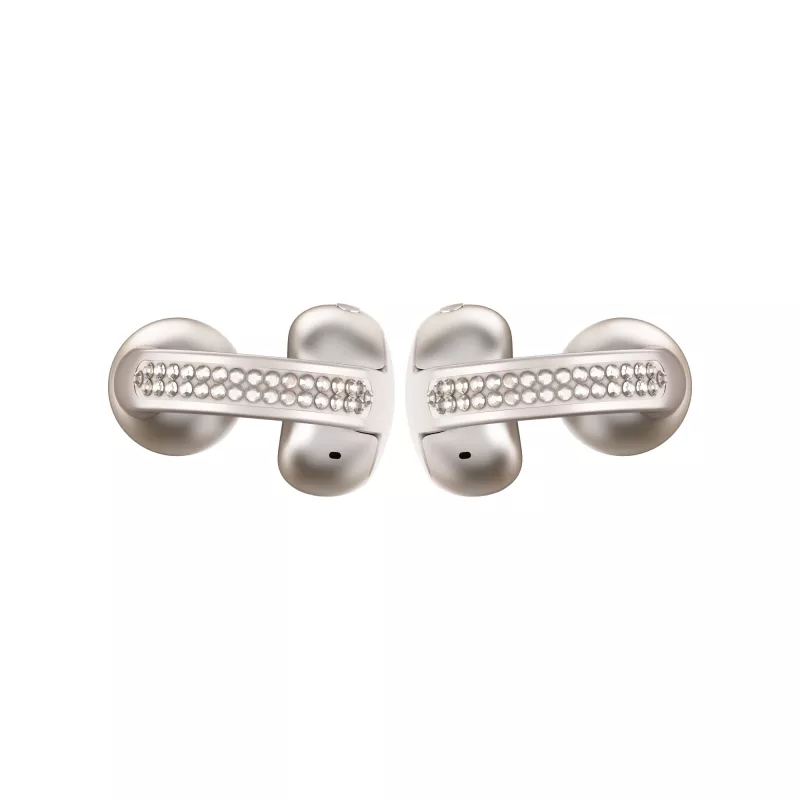 Headset Motorola Moto Buds Loop Bluetooth Ear-Clip-On binaural, Dolby Atmos, Bluetooth 5.0, ANC, 8 h de reprodução, estojo de carregamento 520 mAh, bege