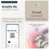 Headset Motorola Moto Buds Loop Bluetooth Ear-Clip-On binaural, Dolby Atmos, Bluetooth 5.0, ANC, 8 h de reprodução, estojo de carregamento 520 mAh, bege