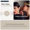 Headset Motorola Moto Buds Loop Bluetooth Ear-Clip-On binaural, Dolby Atmos, Bluetooth 5.0, ANC, 8 h de reprodução, estojo de carregamento 520 mAh, bege
