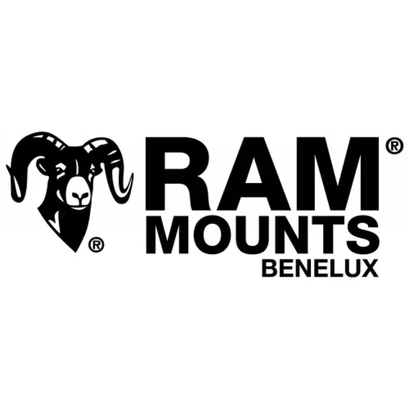Suporte para telemóvel RAM Mounts X-Grip com fixação ao guiador de motociclo preto