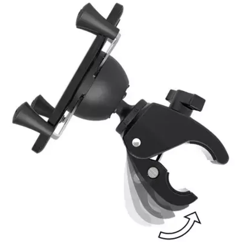 Suporte para telemóvel RAM Mounts X-Grip com base Tough-Claw de perfil baixo