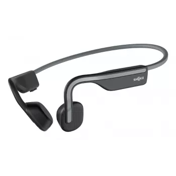 Auscultadores SHOKZ OpenMove sem fios com banda para o pescoço desportivos Bluetooth cinzento