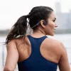 Auscultadores SHOKZ OpenMove sem fios com banda para o pescoço desportivos Bluetooth cinzento