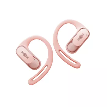 Auscultadores SHOKZ OpenFit Air sem fios com ganchos auriculares chamadas/música/desporto/dia a dia Bluetooth rosa