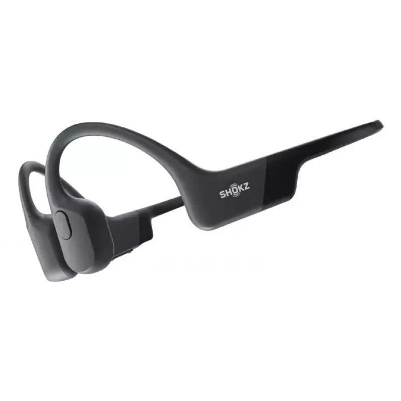 Auscultadores SHOKZ OpenRun sem fios com banda para o pescoço desportivos Bluetooth preto